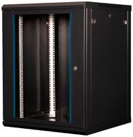 Alloggio a parete 19" VALUE 600×779×600mm 15UA 1×porta acciaio nero