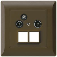 Presa antenna INC R/TV/dati kallysto.line HMS 2GHz 19db marrone