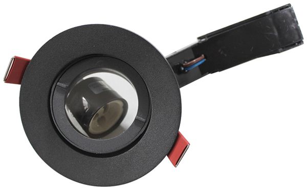 EB-Spot Sylvania Inset Trend 75 1×GU10 IP20/44 Ø95mm anthrazit Outdoor