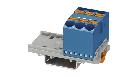 Verteilerblöcke Phoenix Contact, 16 mm², für Hutschiene TH35