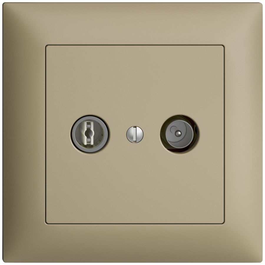 Prise TV-R ENC EDIZIOdue 23dB sand à large bande 5…2000MHz, FMI