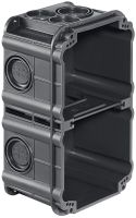 UP-Einlasskasten HSB Basic, Betondose, 2×1, 130×70×52 mm