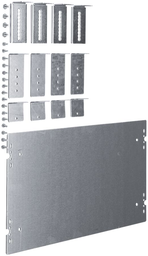 Montageplatte Hager univers N für Baustein 300×500mm mit Aufbaubügel