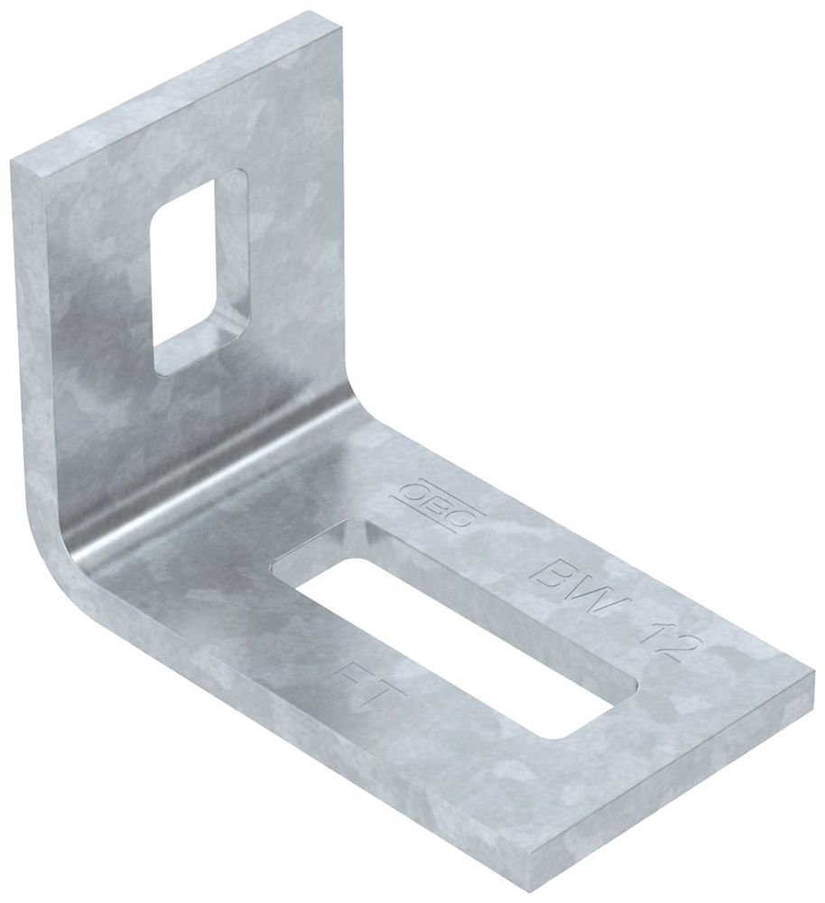 Équerre de fixation Bettermann BW 12 FT 70×50×40mm zingué à chaud par immersion