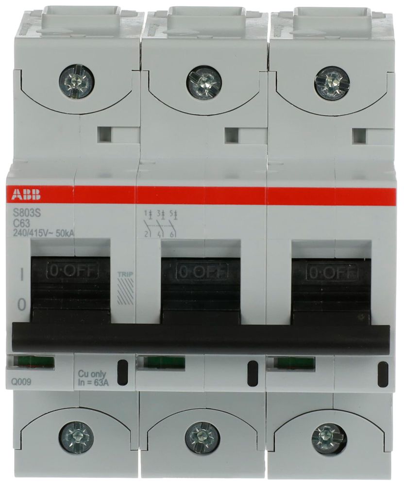 Leitungsschutzschalter ABB S803S-C 63A 50kA