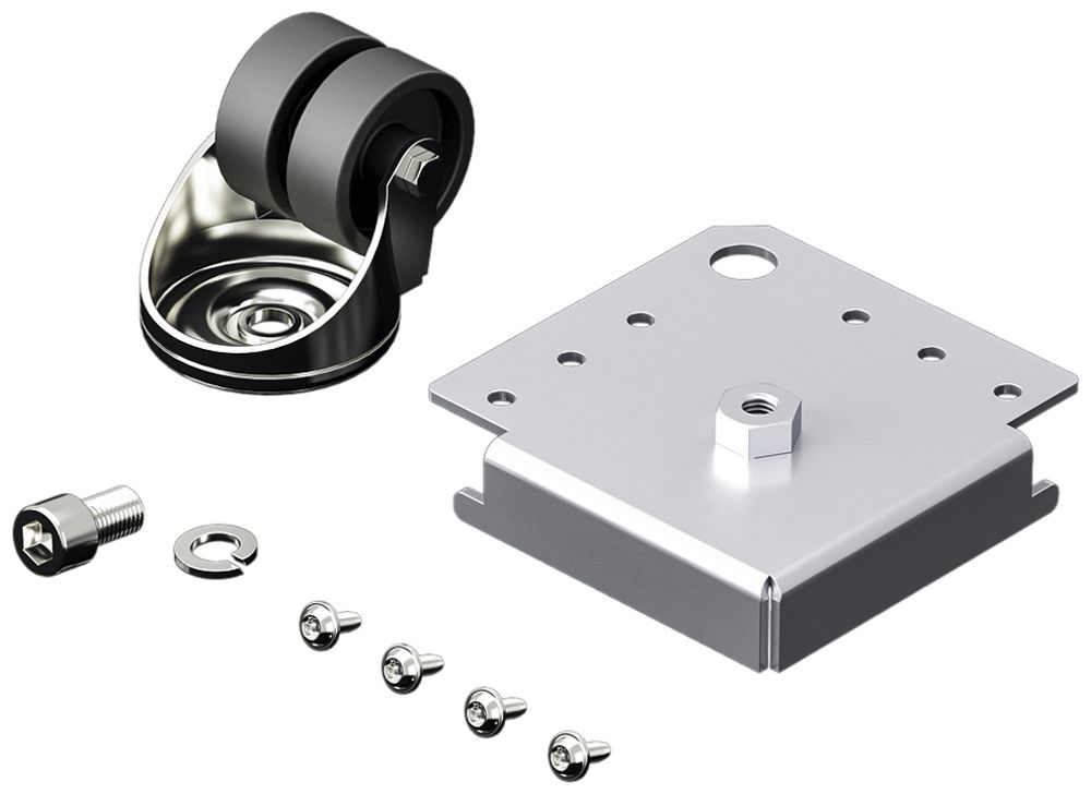 Modulo a rulli Rittal VX 5301.515 per VX ≤200kg 58mm grigio 4pz