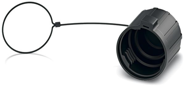 Schutzkappe QUICKON QSK 5×6mm², schwarz, IP68