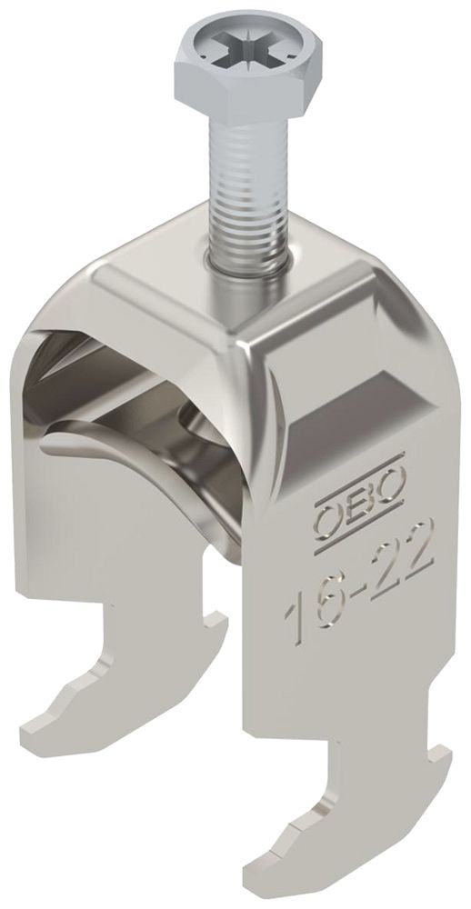 Fixation rapide BET 2056 pied à H métal 16…22mm 1×câble A2 1.4301