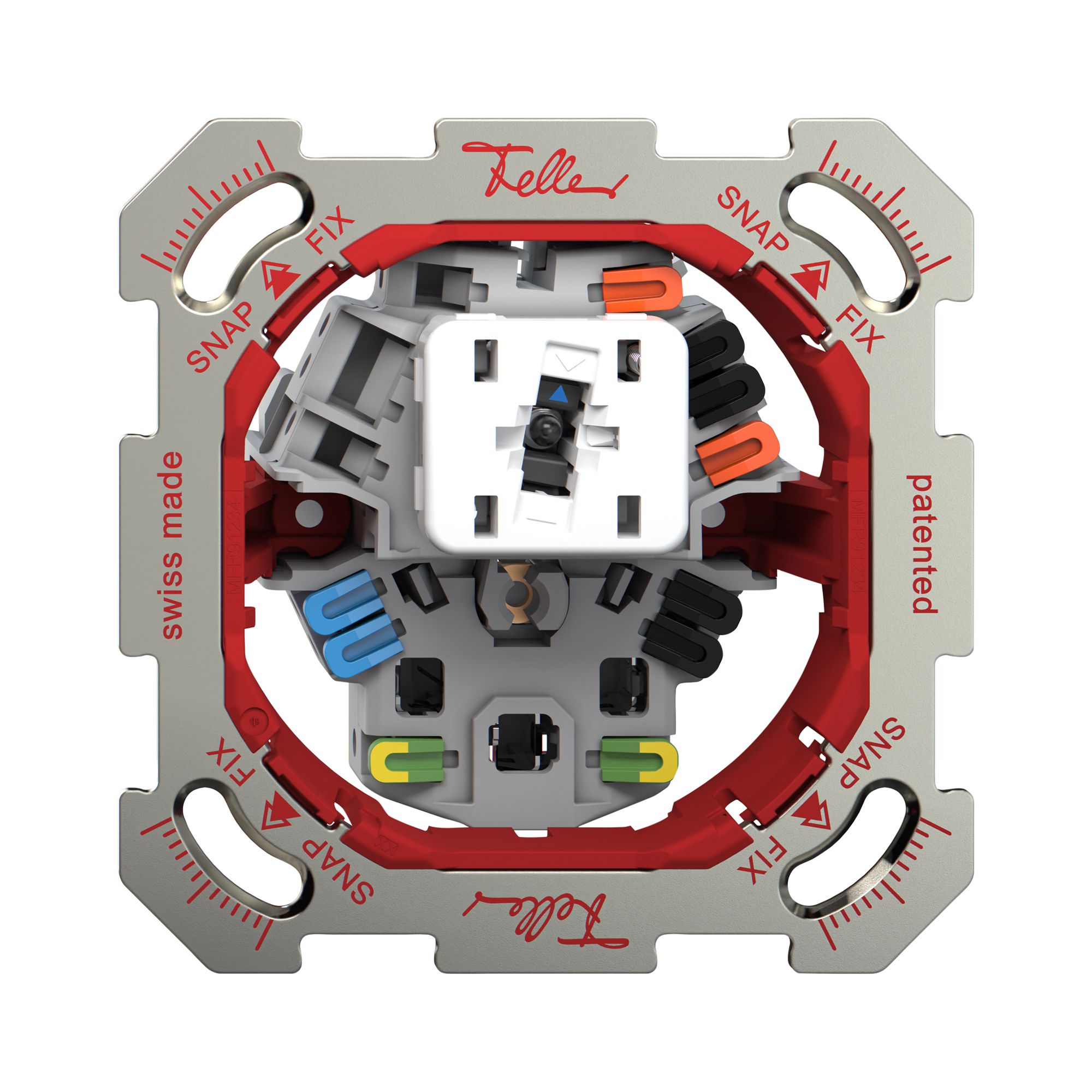 Combinazione INC Feller SNAPFIX® S3L+T23 lat.bl
