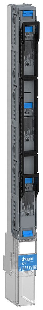 Barre de commutation HPC Hager FV+ NH00 3P 160A 690V 100kA raccordement à vis