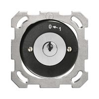UP-Schwenktaster 0<-1/2P schwarz mit Sicherheitsschloss