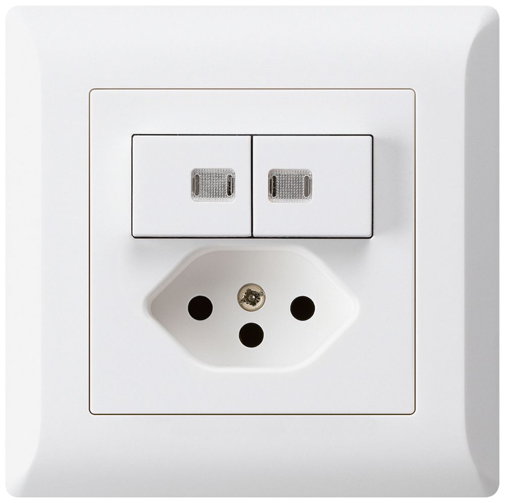 UP-Leuchtkombination 1/3+3/1P+T13 weiss kallysto.line 2 Linsen