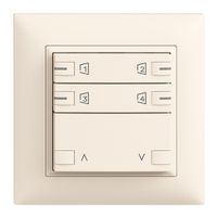 UP-Montageset Edue zeptrionAIR, WLAN, Motor, RGB-LED, 2×Taste, 2×Bedienung crema