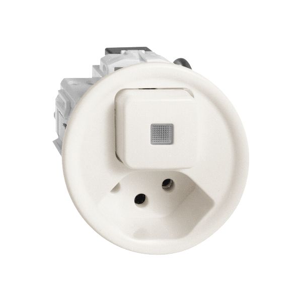 Leuchtkombination LS 3/1L+T13 weiss FH mit Linse, LED gelb