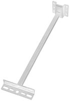 Supporto a parete DOTLUX per proiettore di cantiere, 10…50W, 50cm, bianco