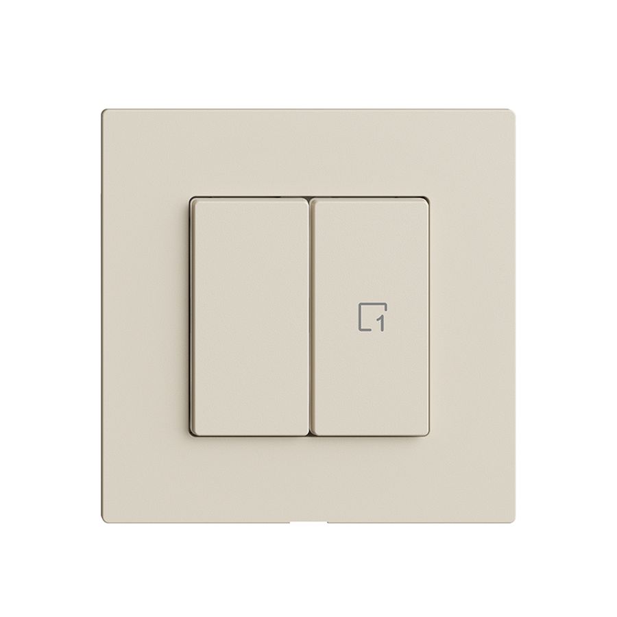 Commande pour interrupteur 1c scène/2t Edue Wiser crema