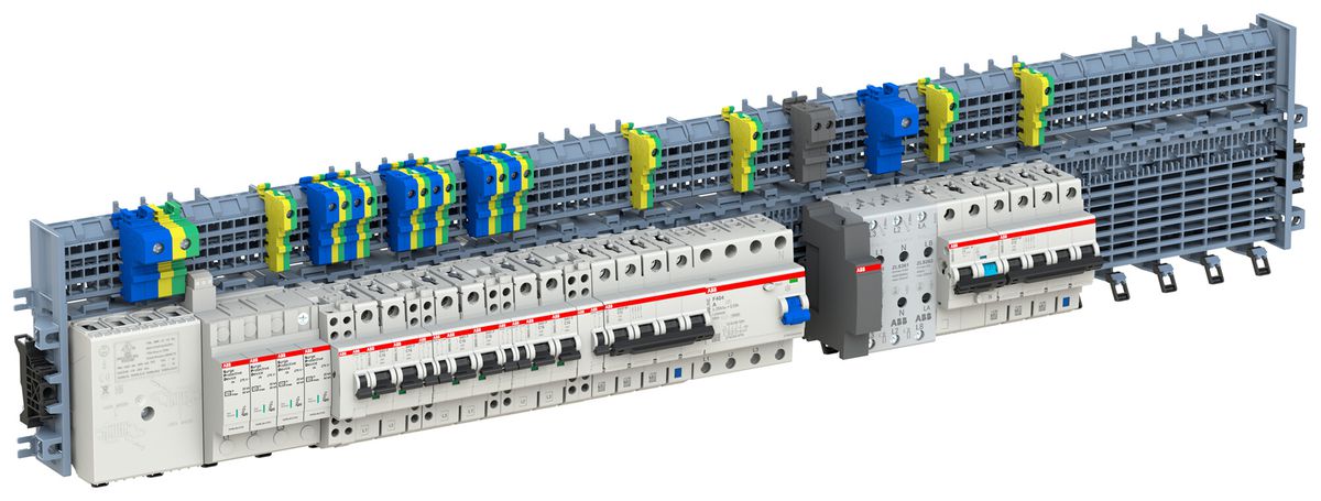 Socle à ficher ABB SMISSLINE TP 8 modules