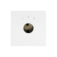 Schlüsselschalter EDIZIO.liv f.KABA 1514 m.2×Rückz.getr.Kont.1P 1-0-2 T=67mm ws