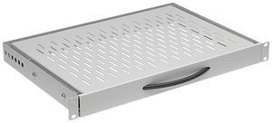 Geräteboden 19" für Rack ausziehbar, T=800mm