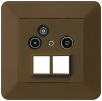 UP-Antennendose R/TV-Daten kallysto.trend HMS 2GHz 4dB braun