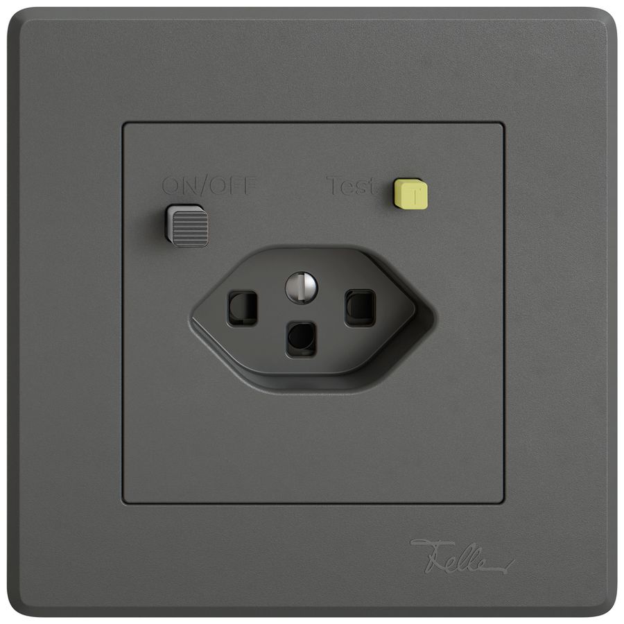 Presa FI INC EDIZIO.liv  1×T23 con shutter grs