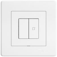 Stazione sec.interr.INC EDIZIO.liv Wiser SNAPFIX® 1 scena 2 tasti WLAN bi