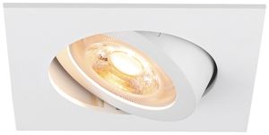 Downlight LED SLV NEW TRIA 68 GU10 1×10W REG 82×82mm bianco