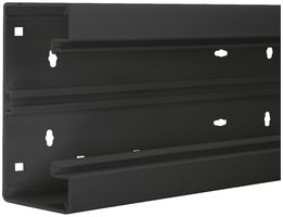 Brüstungskanal Hager BR 65×130mm Oberteil 80mm schwarz