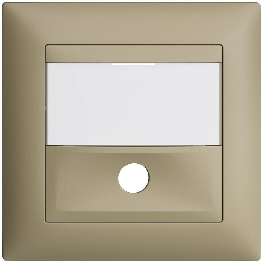 UP-Frontset EDIZIOdue sand 88×88mm für Sonnerietaster