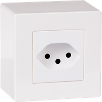 Presa AP ATO T13 bianco grd.I