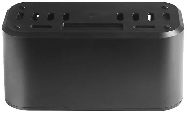 Prise multiple A. Steffen Cable Organizer Box avec interrupteur 5×T13 noir