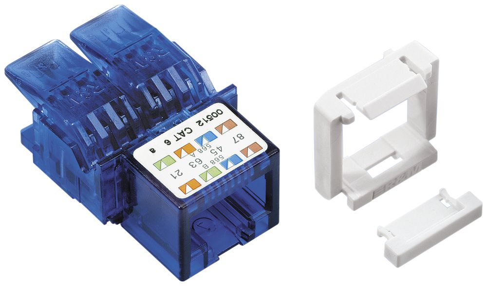 Anschlussmodul Kat.6.1×RJ45/u, Snap in R&M