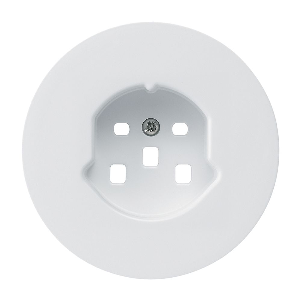 Frontset HA robusto für Steckdose Typ 25 mit Steckklemmen weiss