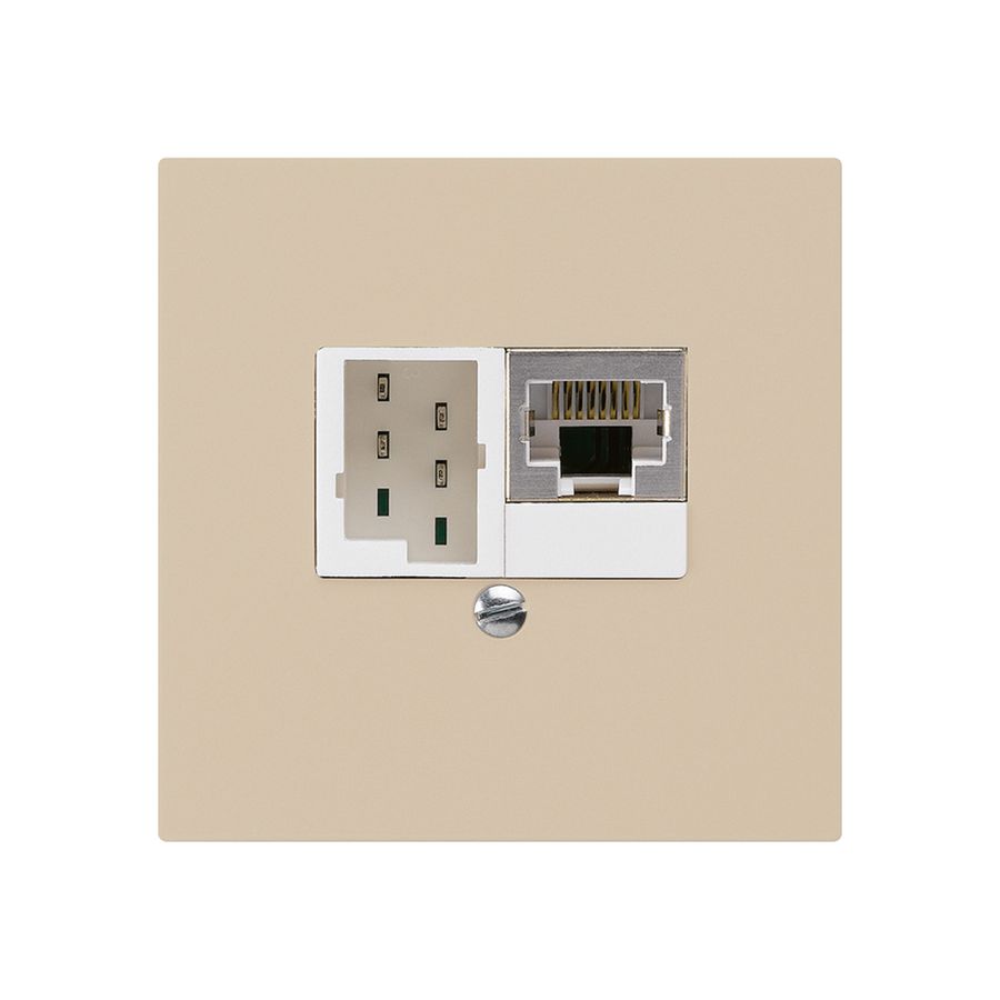 UP-Dose kallysto 1×RJ45s+1×TT83 beige