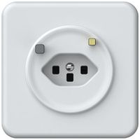 UP-Steckdose FI origin 1×Typ 23 30mA 16A 230V 92×92mm weiss