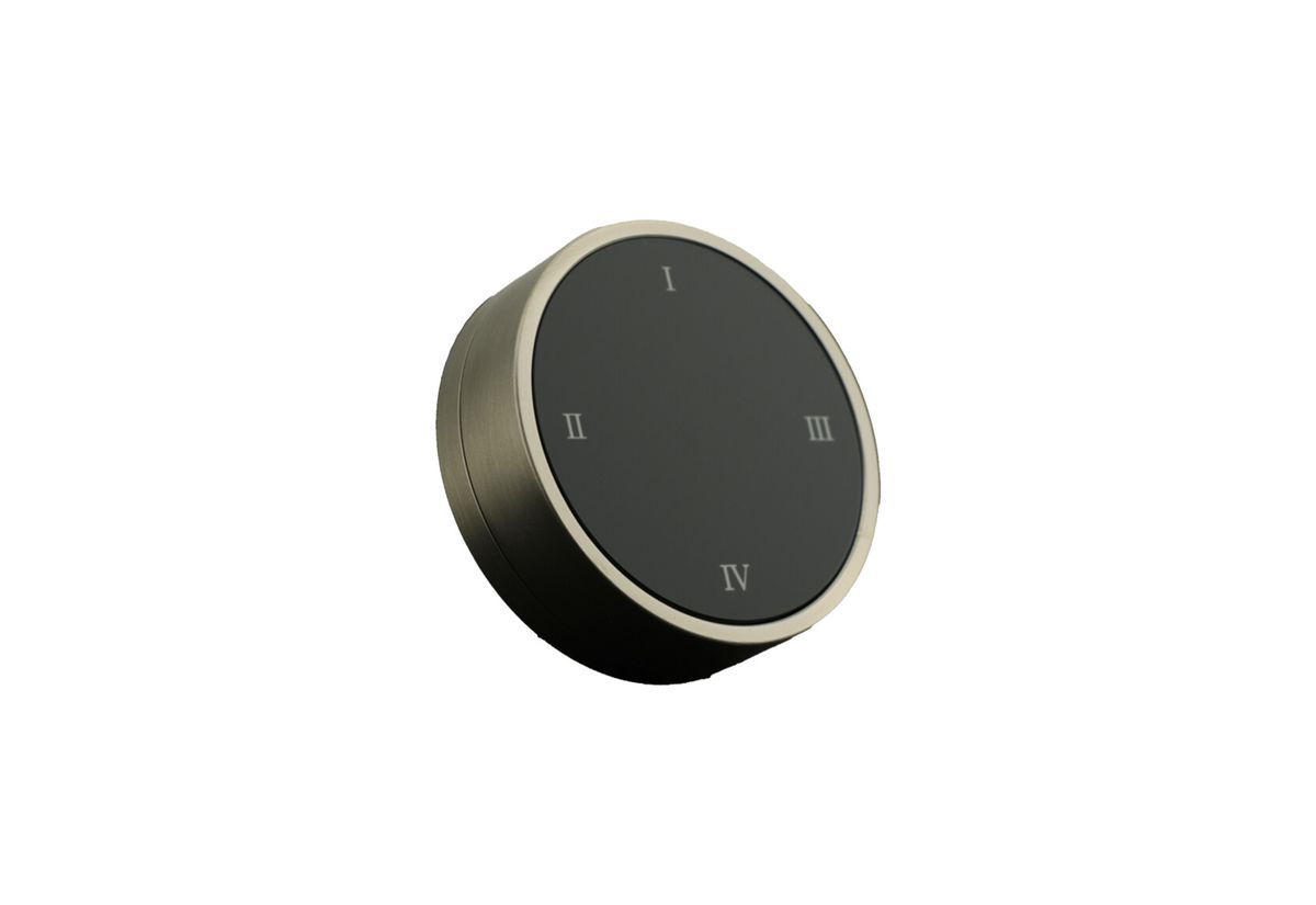 Bouton Casambi + commande rotative 4T.RUND.S+ Pile USB C 4 boutons Acier