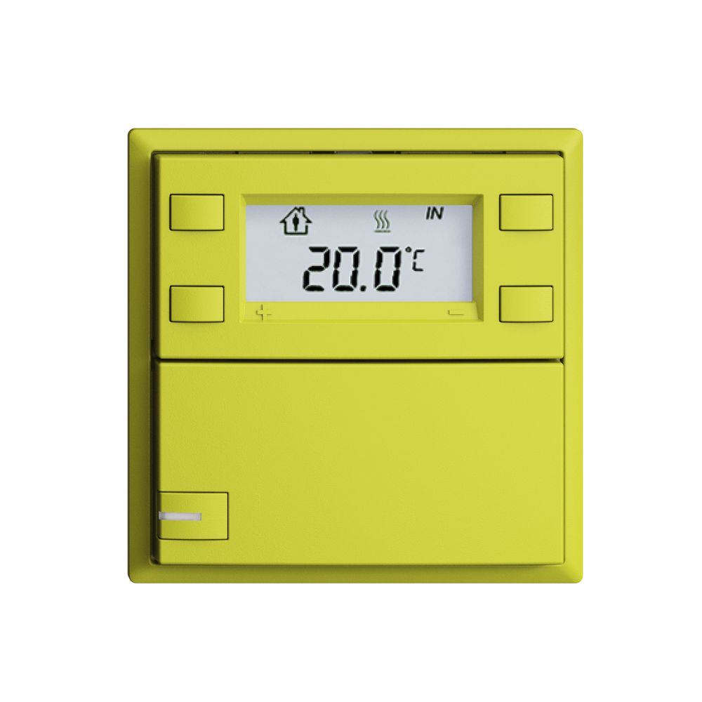 Poussoir RTH ENC KNX 1× EDIZIOdue F lemon, avec LED RGB