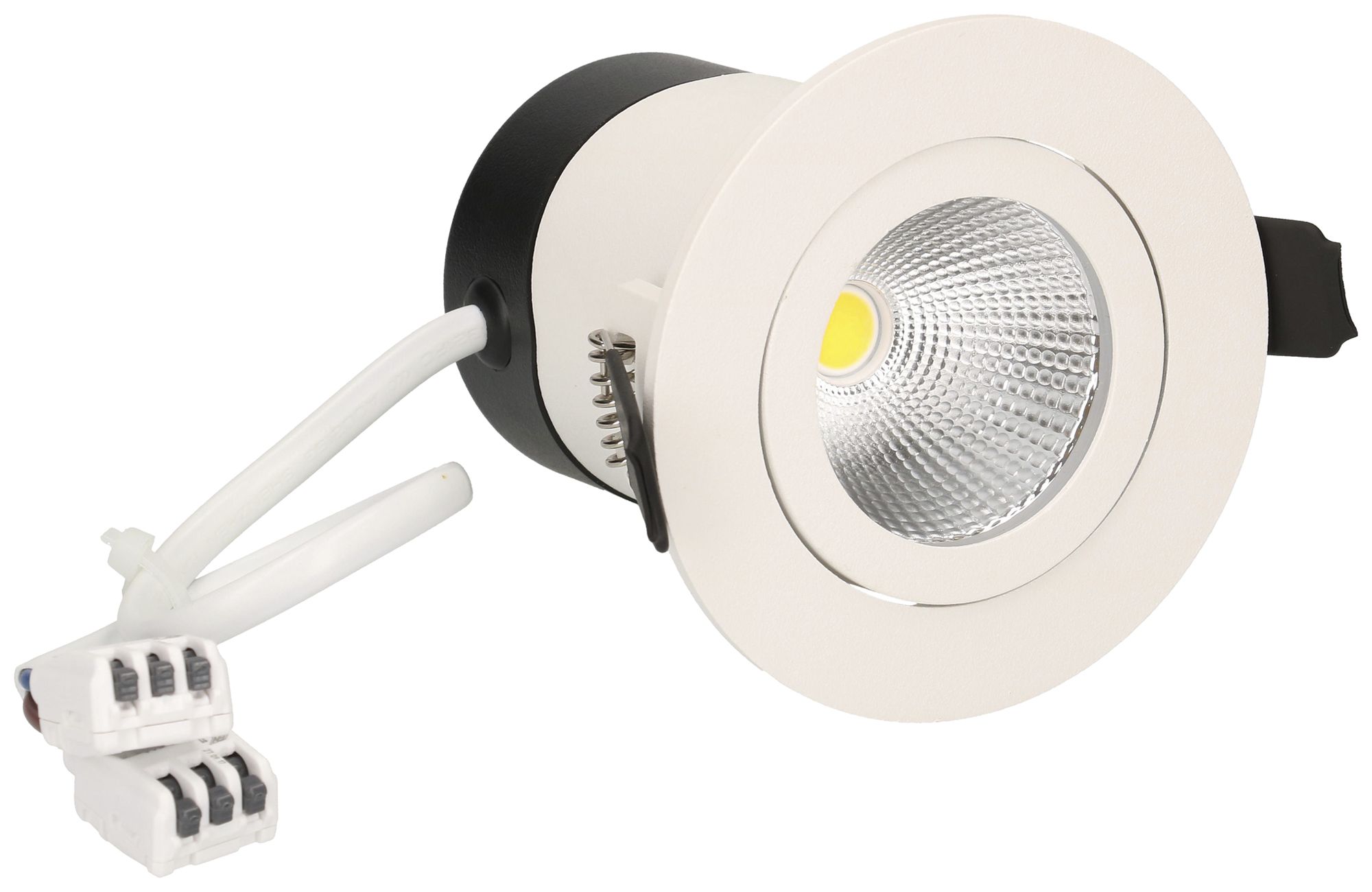 EB-LED-Spot MH maxLUCE DISC 7W 590lm 4000K IP44 DIM Ø80mm weiss 36°