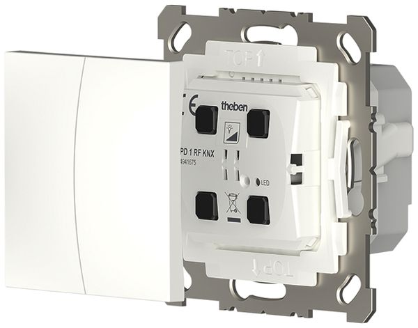 UP-Funktaster Theben PD 1 RF KNX mit Jalousieaktor