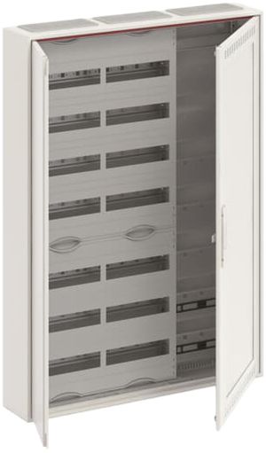 Distributore AP ABB CA 37VMW, 3 parti 7 file 168UM + media, porta-WiFi ventilata