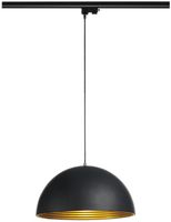 Pendelleuchte SLV FORCHINI M E27 40W mit 3-Phasen-Adapter IP20 schwarz/gold