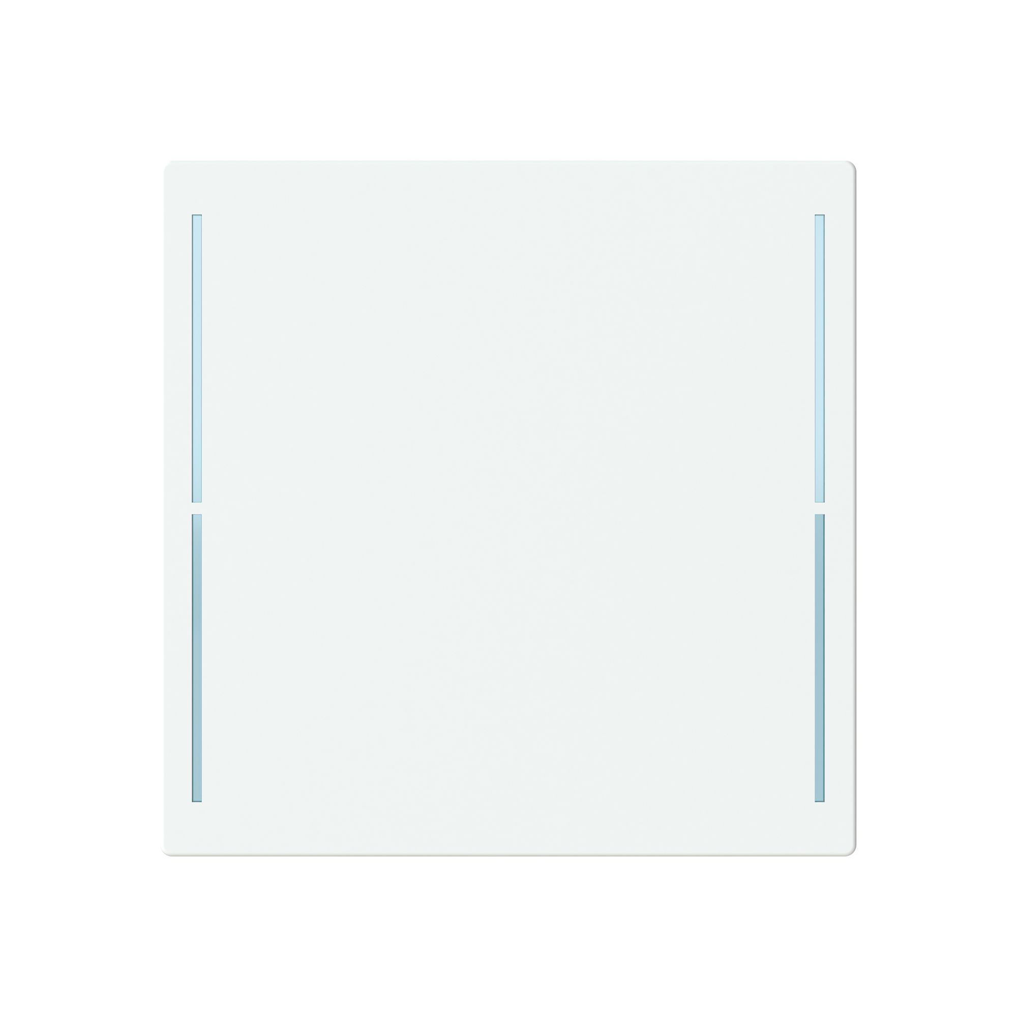 Couverture de poussoir ABB SIDUS touch 1-fois blanc