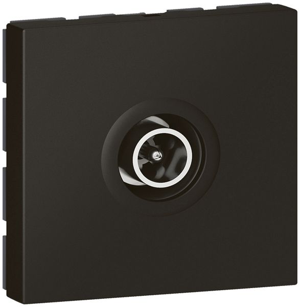 Presa antenna TV MOS 2 moduli nero opaco