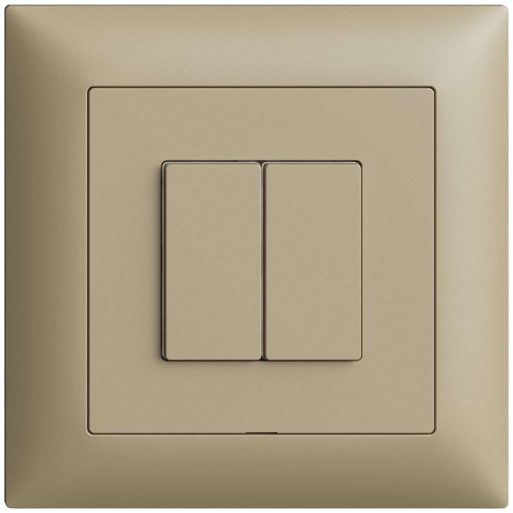 UP-Bedienaufsatz zu Druckschalter 2K/2T Edue Wiser sand