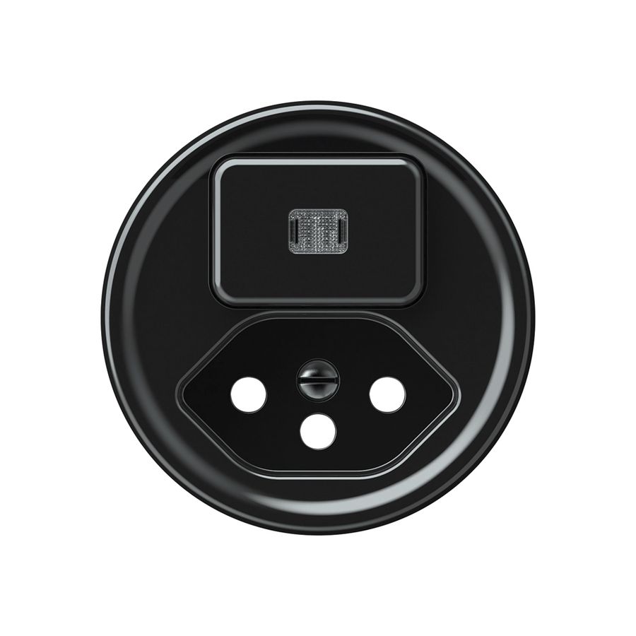 Kit frontale origin combinazione bottone luminoso + T13 60×60mm ne