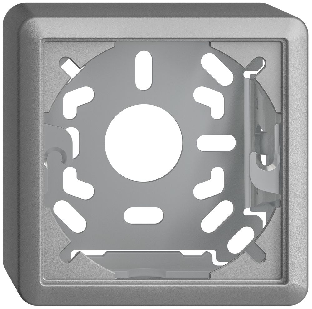 Kappe mit Grundplatte 39mm EDIZIOdue silver