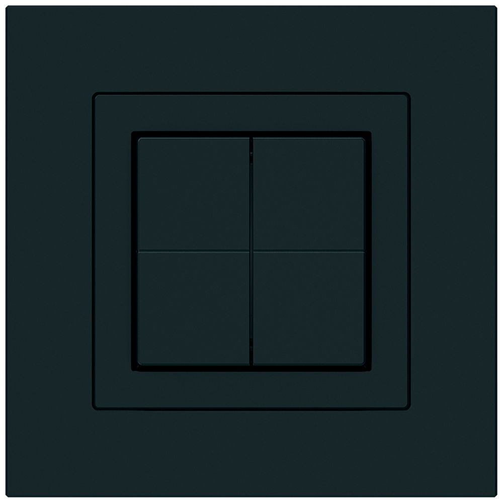 Funktaster Friends of Hue KPR, 4×, 94×94mm, schwarz