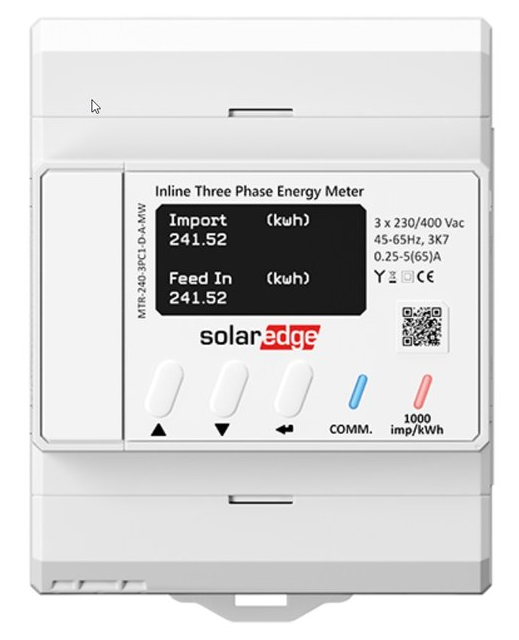Inline Energy Meter SolarEdge MTR 240 3PC1 D A MW