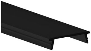 Élément de décoration DOTLUX Typ S matière synthétique 2000×19mm noir