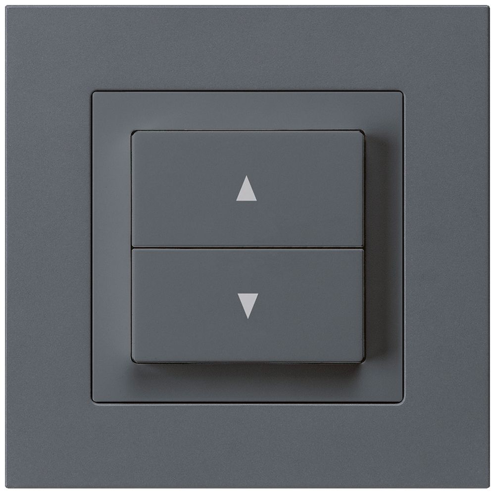 Interruttore per tapparelle INC kallysto.pro con 2 tasti di comando antracite